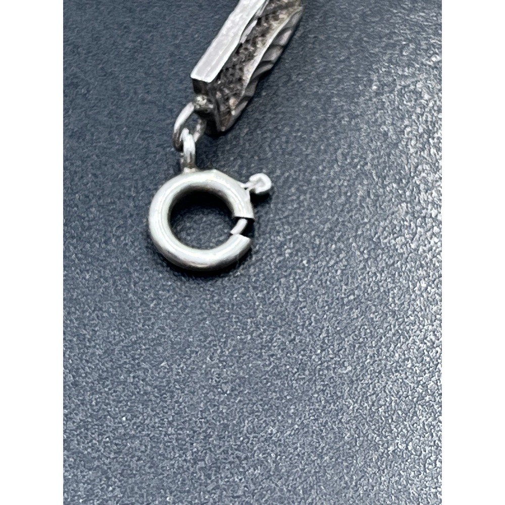 Vintage 925 Sterling Art Deco Panel Link Filigree Bracelet - Picture 10 of 15